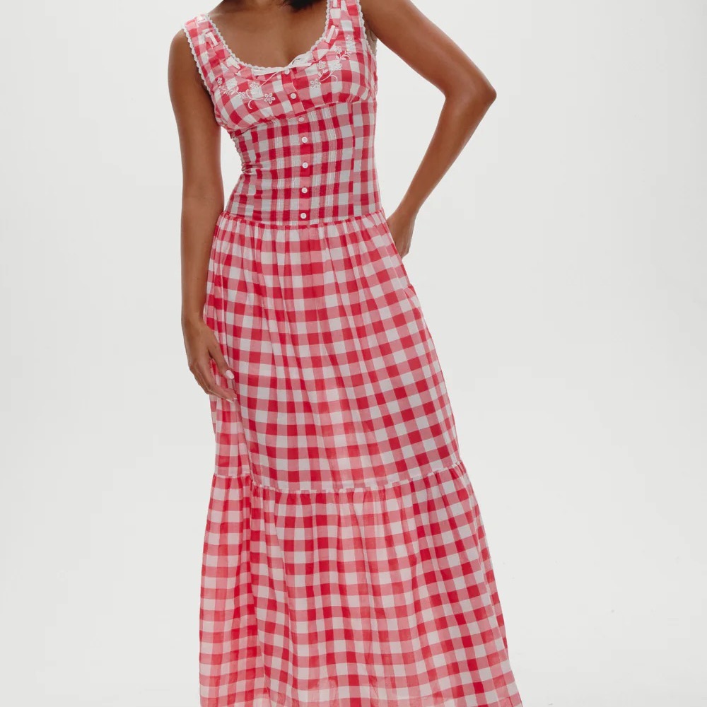 Frankie’s x BELLA HADID Southern Belle Midi Dress